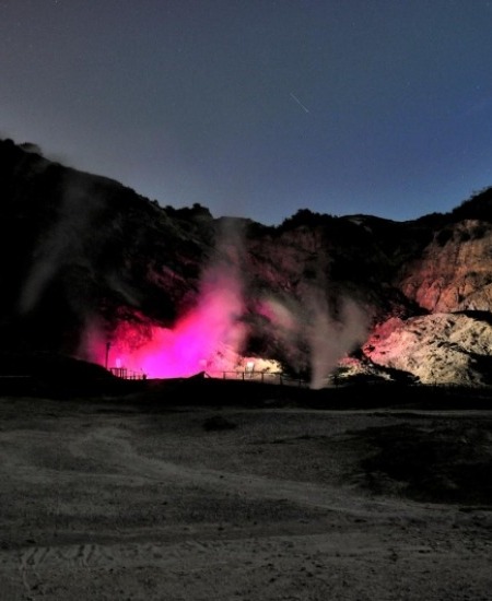 Volcanic Illumination: The Solfatara